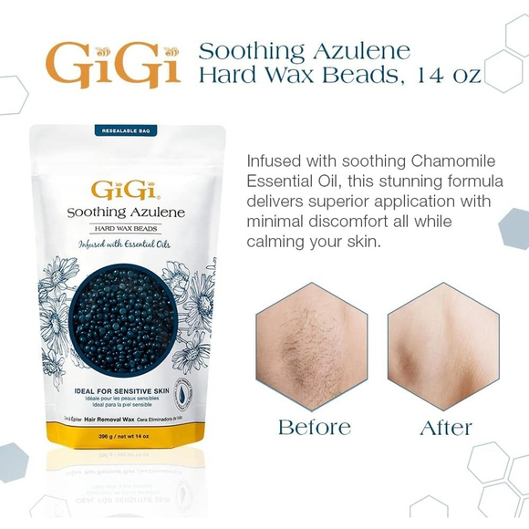 Gigi Soothing Azulene Wax Beads, 14 ounces - Picture 4 of 6